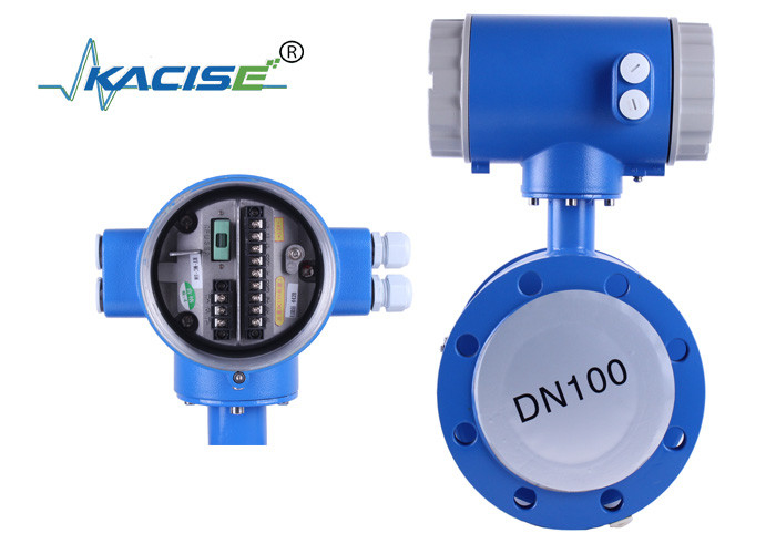 4 - 20ma Intelligent Electromagnetic Flow Meter For Corrosive Conductive Liquids