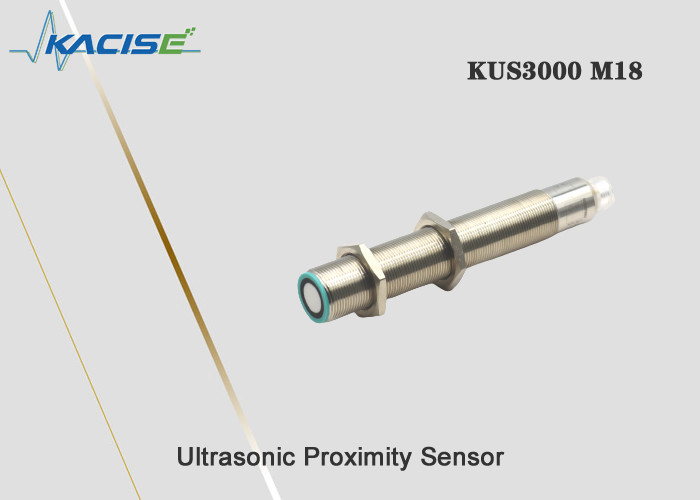 KUS3000 M18 Compact Housing Ultrasonic Proximity Sensor High Repeatability with Protection class IP65