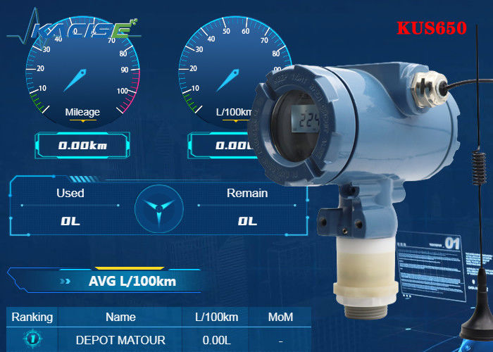 KUS650A 3m Range Wireless Ultrasonic Level Sensor z ochroną IP68 i wyjściem 4G/Lora/GPRS/NB do pomiaru poziomu płynu
