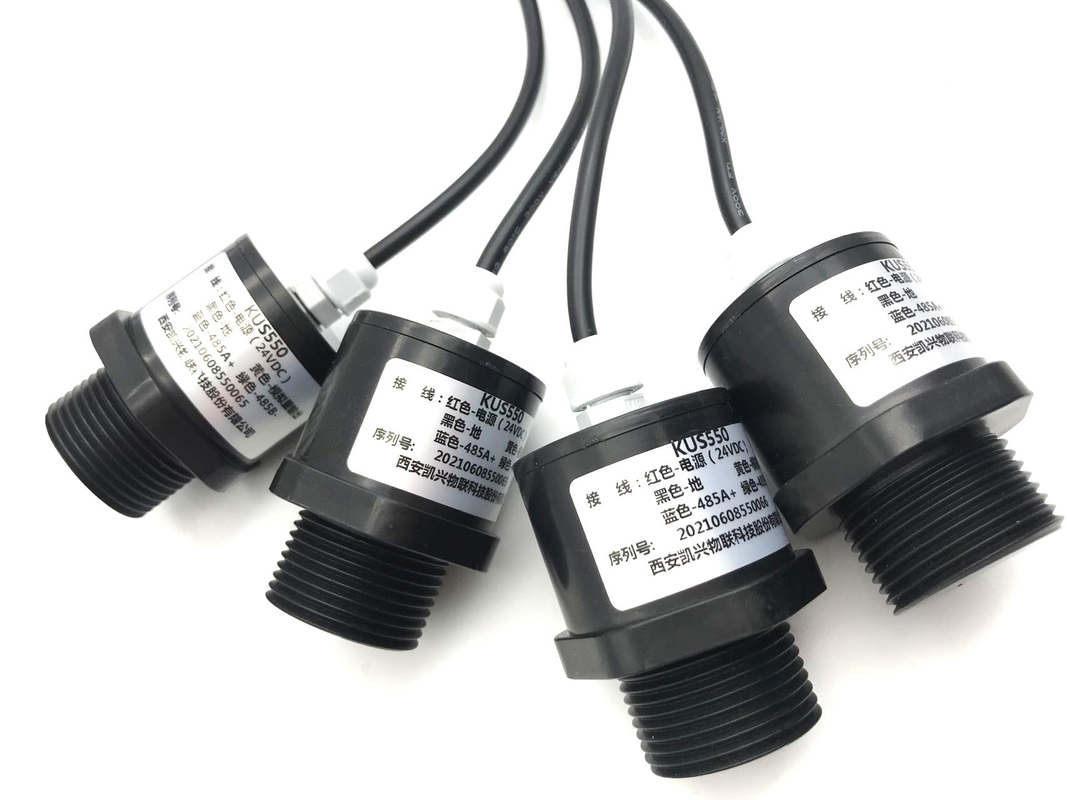3m RS485 Output water level sensor Sewage Pool PTFE 20khz intelligent ultrasonic receiver transmitter