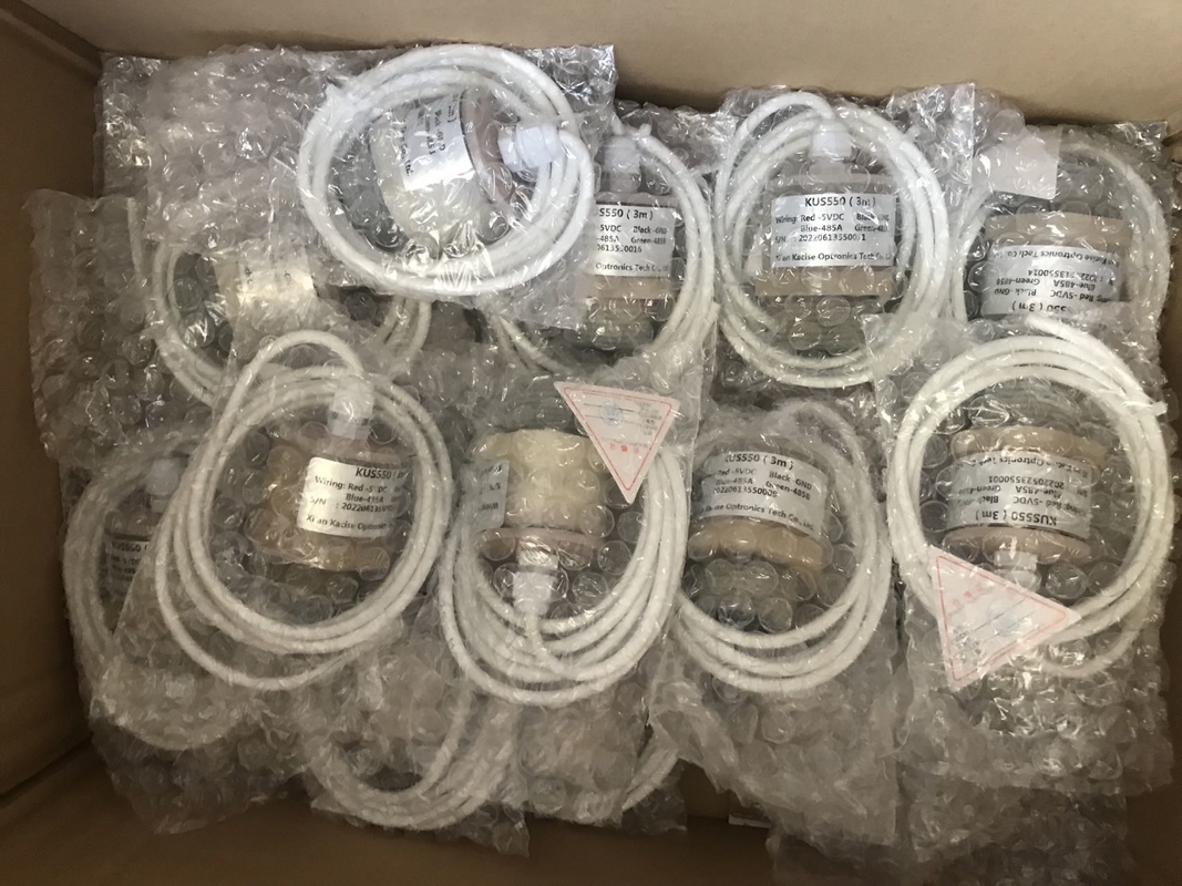 3m RS485 Output water level sensor Sewage Pool PTFE 20khz intelligent ultrasonic receiver transmitter