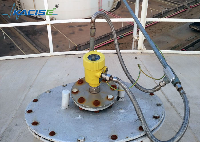 KLD803 4 - 20mA / HART / RS485 Modbus Radar Distance Sensor For Solid Powder Particle Block