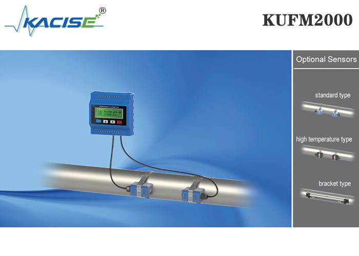 KUFM2000 Clamp On Type Ultrasonic Flow Meter Module Small Volume Overall Function