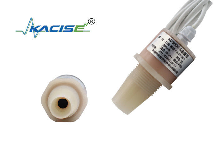 RS485 Wyjście 5m Zakres wykrywania PVDF Ultrasonic Water Level Meter dla zakładów przetwórstwa żywności