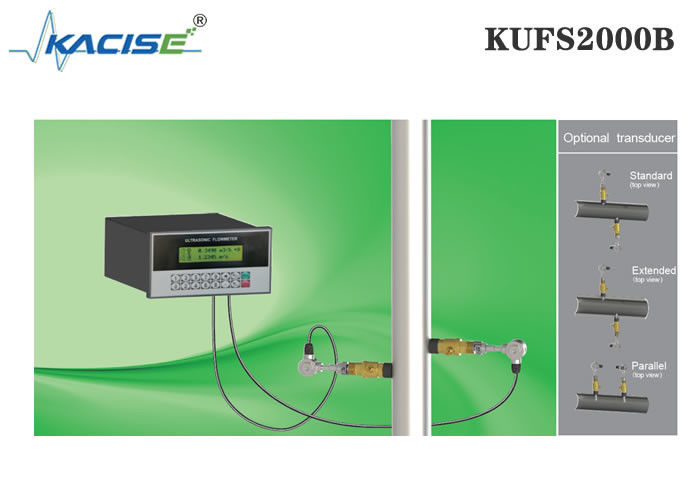 KUFS2000B Panel Mount Insertion Ultrasonic Flow Meter z dokładnością ± 1% dla rur DN50-DN6000 i RS485 MODBUS Interface