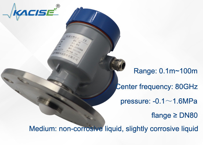 Kacise KLD802 OEM 15m 80G RS485 Non Contact Radar Level Transmitter For Septic Tank