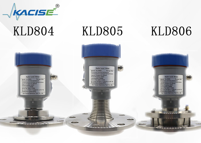 KLD800 Series 80G Radar Level Gauge PTFE Antenna Size Small Blind Spot