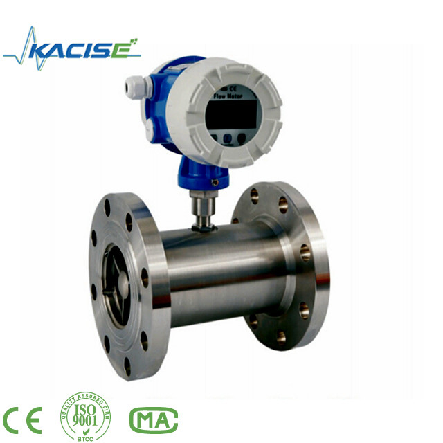ISO Approved Diesel Fuel Flow Meter Consumption Turbine Flow Meter With Anticorrosion Impeller