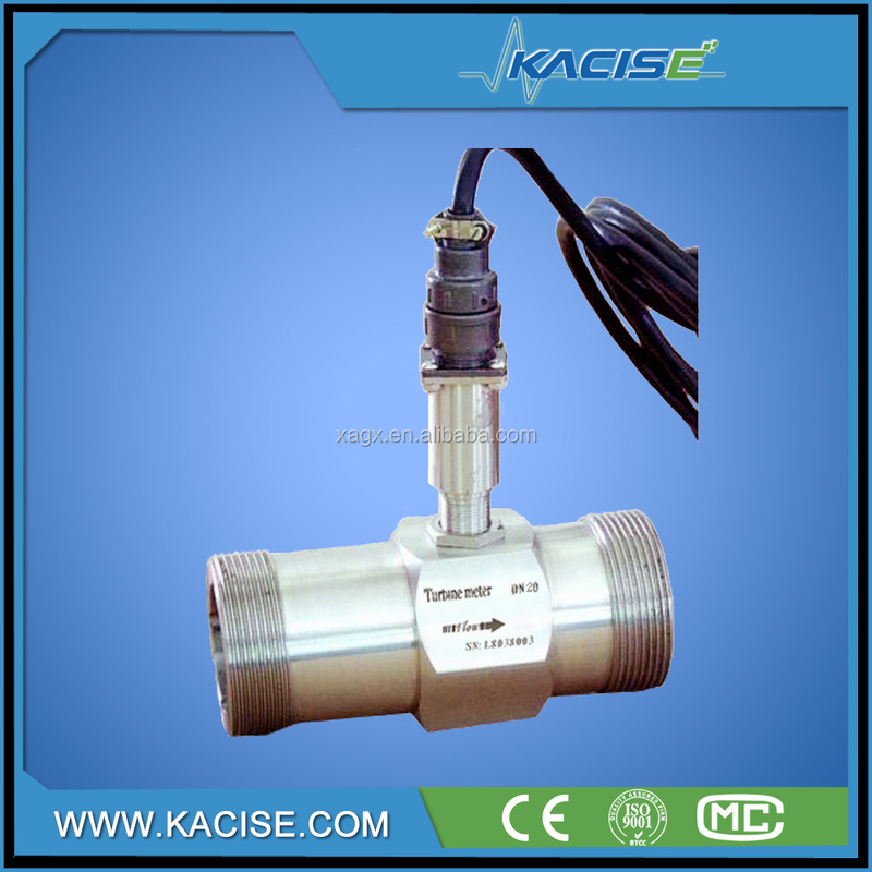 Fuel Oil Flow Meter Digital Turbine Type Water Flow Meter with output 4-20mA or Pulse