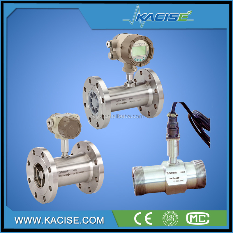 Fuel Oil Flow Meter Digital Turbine Type Water Flow Meter with output 4-20mA or Pulse