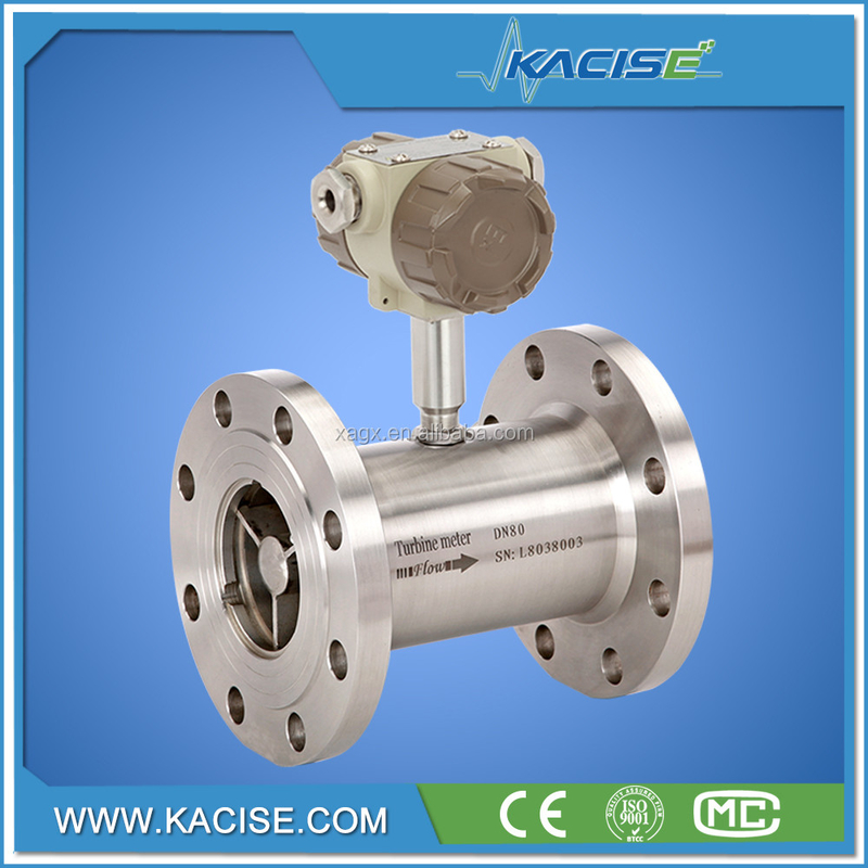 Natural Gas Turbine Flow Meter Digital Flowmeter Air Flow with output signal 4-20mA or pulse or RS485