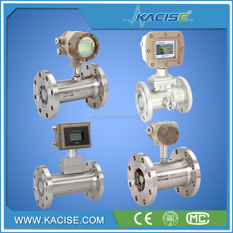 Natural Gas Turbine Flow Meter Digital Flowmeter Air Flow with output signal 4-20mA or pulse or RS485