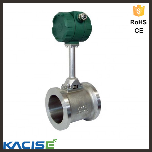 Functional ultrasonic digital vortex type flow meter