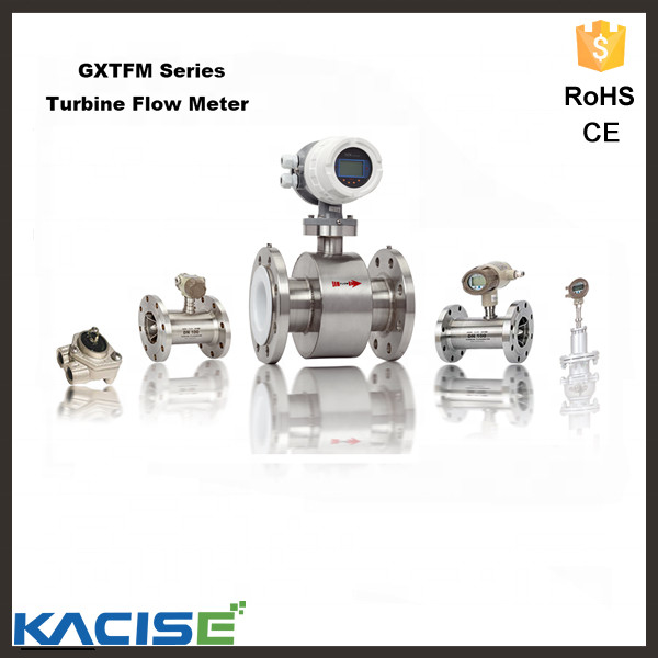15mm - 6000mm Turbine Type Flow Meter For Corrosive Acid Liquid