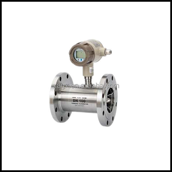 Stainless Steel Turbine Fuel / Diesel Flow Meter 24VDC with communication RS485 or MODBUS