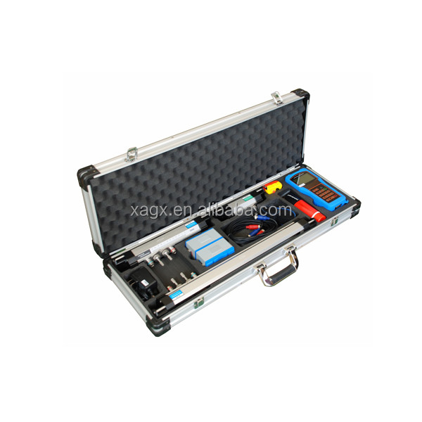 Low cost handheld ultrasonic water flow meter china with Power supply 3*1.2V battery or AC90 ~260V power adapter
