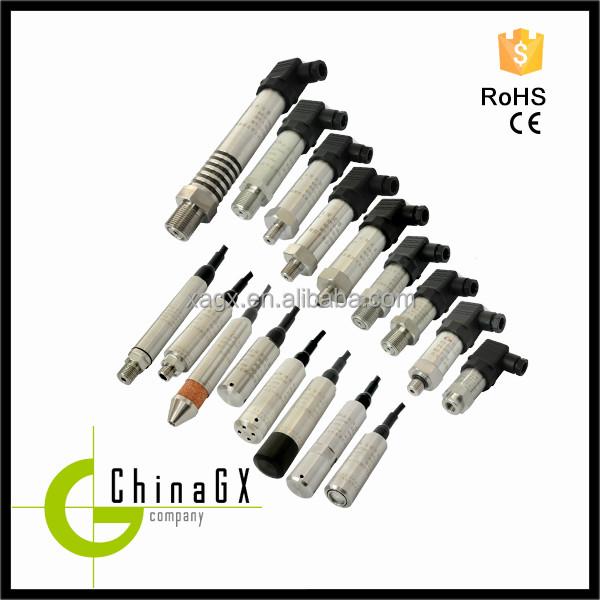 Piezoelectric water fuel pressure sensor with type 485 pressure sensor