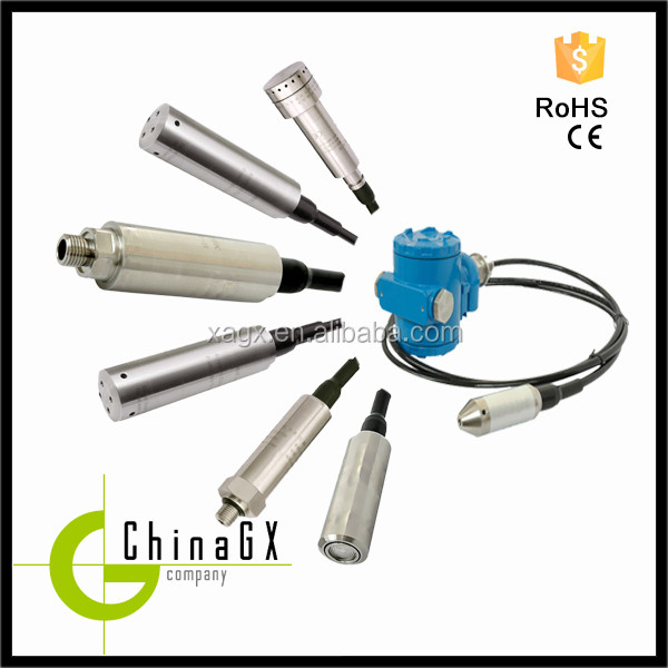 Piezoelectric water fuel pressure sensor with type 485 pressure sensor