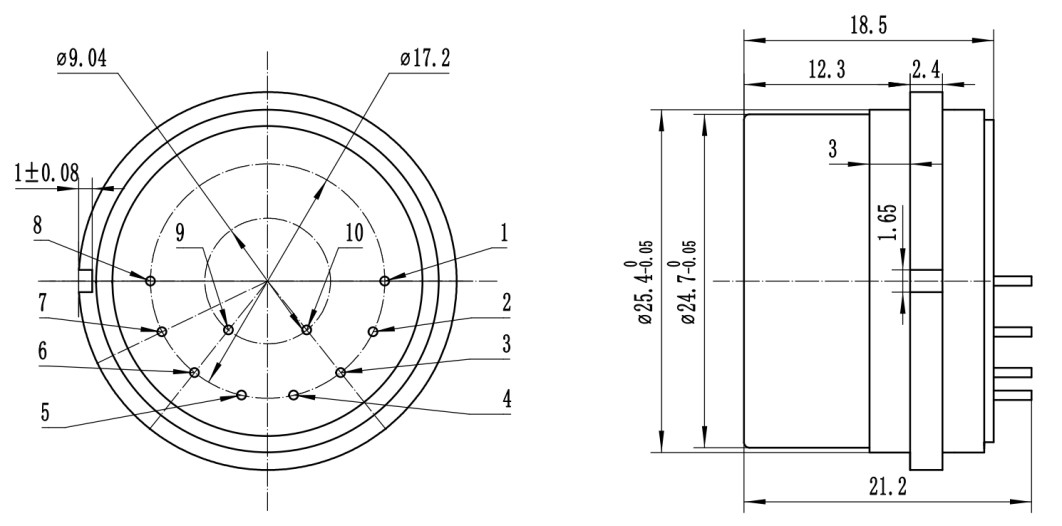 Vibration Resistance Quartz Flexible Accelerometers Used For Bridge And Well Drilling Inclination Measurements