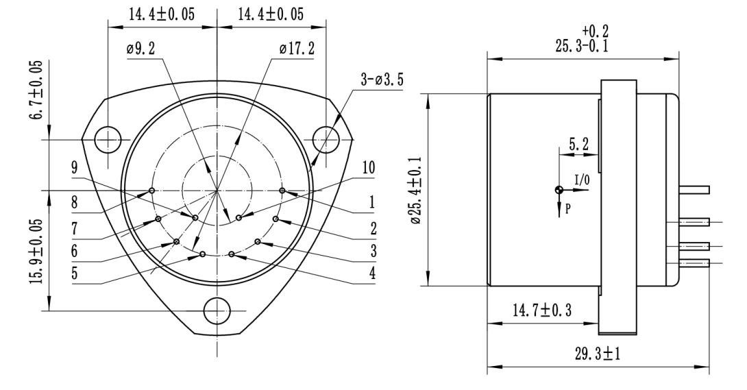 Military Grade Motion Velocity Sensor with Noise 5mV and within Storage temperature range -60- 120C