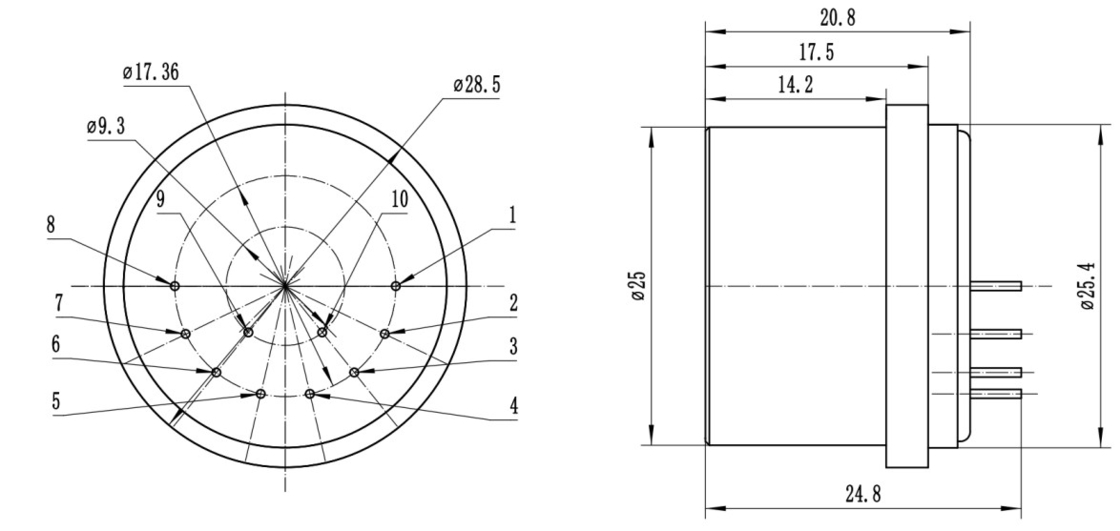 Accelerometer Sensor For Measuring Machine Vibration With Deviation Value K0/K1＜5mg