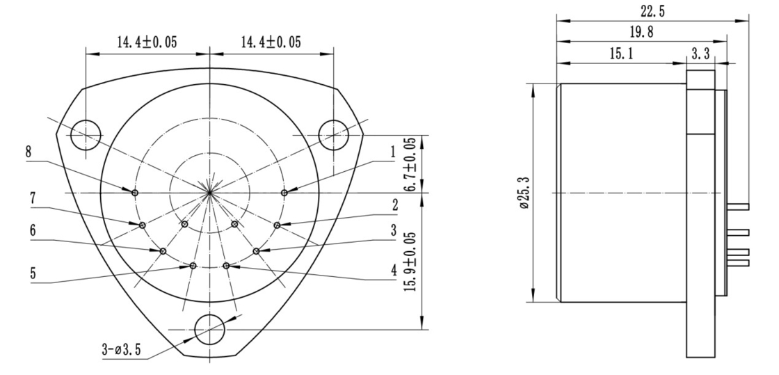 Accelerometer Sensor For Measuring Machine Vibration With Deviation Value K0/K1＜5mg
