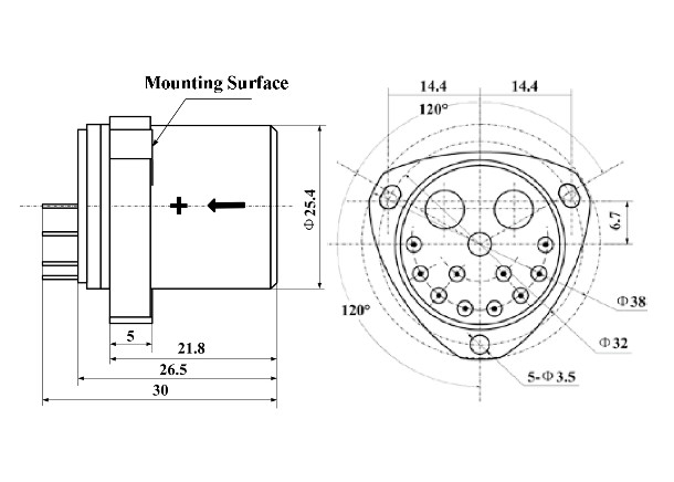 High-g capability Industrial quartz accelerometer sensor with Input Range ±80(g) and Threshold <5(μg)