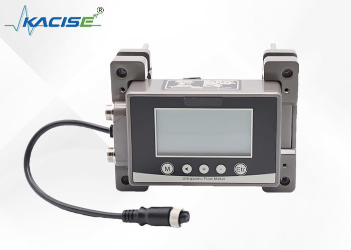 KUF100 Ultrasonic Flow Meter z wyjściem 4-20mA, przemysłowym materiałem z tworzyw sztucznych i wyświetlanym ekranem LCD 256*128
