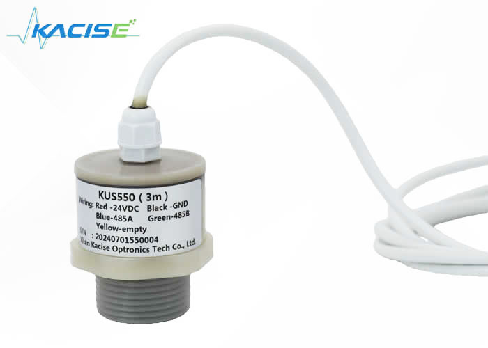 IP68 Waterproof PTFE Material Ultrasonic Water Level Sensor Wireless 200mm - 3000mm Detection Range