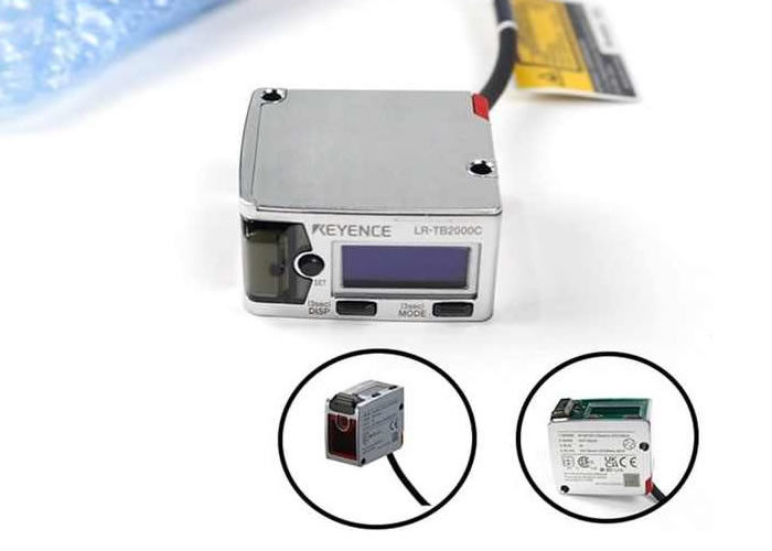 KEYENCE LR-TB2000C czujnik laserowy przełącznik fotoelektryczny z interfejsem komunikacyjnym Modbus dla urządzeń do pomiaru odległości automatyki przemysłowej