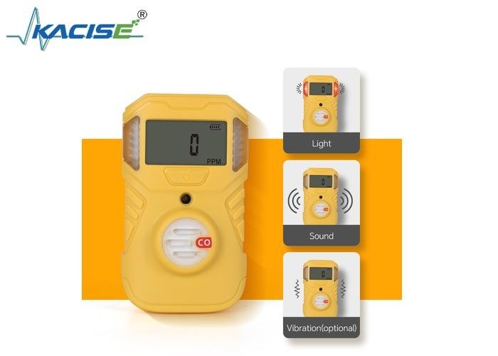 KSBH-BX101 Jednorazowy wykrywacz gazu z ekranem LCD IP67 Ochrona magazynów 50 zdarzenia alarmowe 90dB 10cm Dźwięk alarmowy