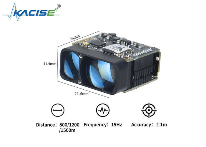 LSDM Outdoor Exploration Long-Range DtoF Laser Ranging Module z zasięgiem 1500m ±1m dokładnością i wyjściem UART