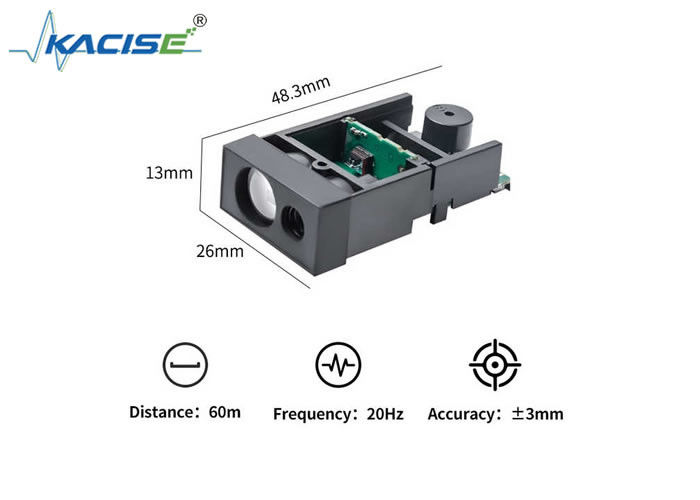 LSBM-60 Wysokiej Precyzji ITOF Laser Ranging Module z zasięgiem wykrywania 60m i interfejsem UART