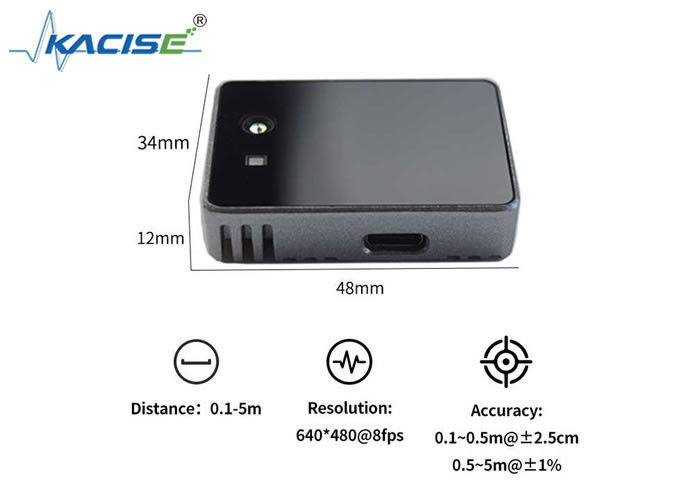 KL3A-05U 3D Solid-State Lidar z zasięgiem 0,1-5m H60°×V45° FOV i USB 2.0 Type C Interface dla sklepów detalicznych