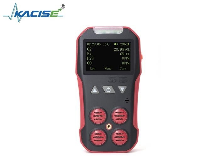 Mocny akumulator Li-on DC3.7V i podłączony czujnik elektrochemiczny w monitorze gazu w kopalni węgla KMCD4