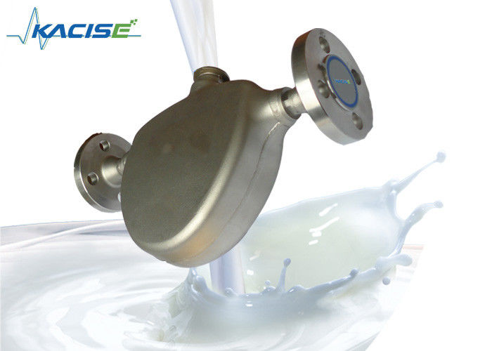 Microbend Type Sanitary Flow Meter , Coriolis Mass Milk Flow Meter With LCD Display