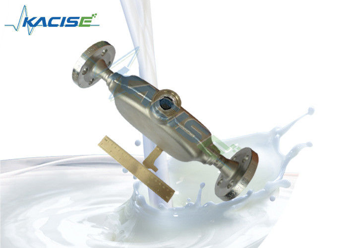 Microbend Type Sanitary Flow Meter , Coriolis Mass Milk Flow Meter With LCD Display
