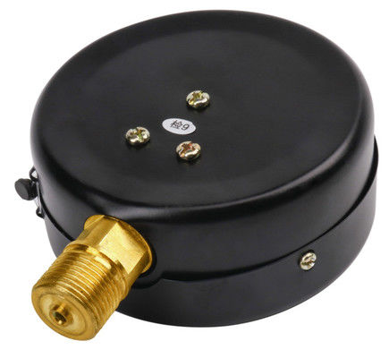 Manometr przemysłowy KMC-Y100 - tarcza 100 mm, przyłącze promieniowe M20×1,5 miedź, obudowa żeliwna