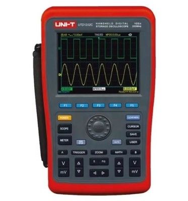 UNI-T UTD1202C Pro Oscyloskop Przenośny Cyfrowy - 200MHz, Dwa Kanały, Kolorowy Wyświetlacz