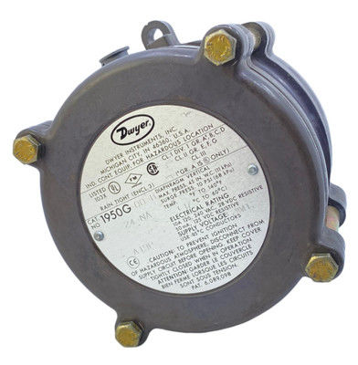 Przeciwwybuchowy przełącznik różnicy ciśnień Dwyer (Modele 1950G-0-B-120-NA & 1950G-00-B-240)