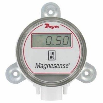 Przetwornik różnicy ciśnień Magnesense serii Dwyer MS z wyjściem 4-20 mA i zakresami wybieranymi na miejscu