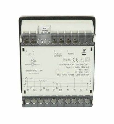 Cyfrowy wielofunkcyjny miernik 300 V AC DC 96 x 96 mm Monitor energii do montażu panelowego z certyfikatem CE RoHS UL i MID