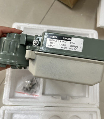 KOSO EPA804-L10 System pozycjonowania zaworów z 4-20 mA DC Wprowadzeniem 120 Psi Podaż powietrza do rzędu kątowego
