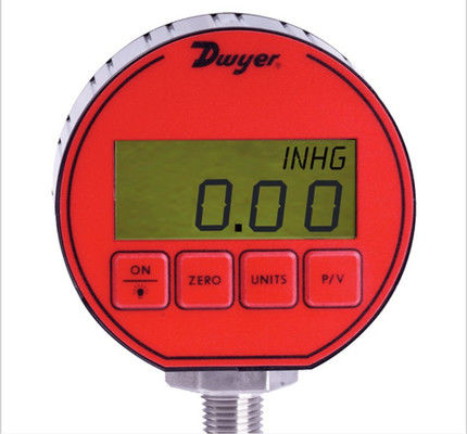 Dwyer Series DPG Digital Pressure Gauge Enclosure Rating zaprojektowany w celu spełnienia wymagań NEMA 4/4X IP66 Limit ciśnienia 2x zakres ciśnienia