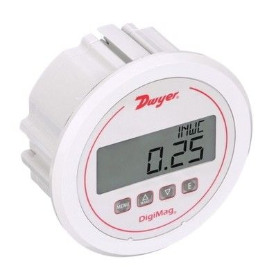 Dwyer DM-1000 serii DigiMag cyfrowy miernik ciśnienia różniczkowego z wyświetlaczem LCD, kompensacją temperatury i pomiarem wielofunkcyjnym
