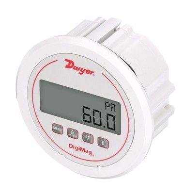Dwyer DM-1000 serii DigiMag cyfrowy miernik ciśnienia różniczkowego z wyświetlaczem LCD, kompensacją temperatury i pomiarem wielofunkcyjnym