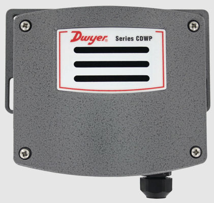 Dwyer EcoGuard CDWP Przekaźnik dwutlenku węgla Nieliniowość 16 ppm i zależność od ciśnienia 0,13% odczytu na mm Hg