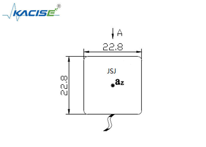 Czujnik przyspieszacza liniowego z odsysaniem magnetycznym z modułem jednosiowym i zakresem wibracji ±10 g