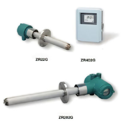 Analizator tlenu z cyrkonu Yokogawa Zr22g z sygnałem wyjściowym 4-20MA i zakresem pomiaru O2 od 0,01 do 100% objętościowego do podwójnej analizy tlenu i wilgotności