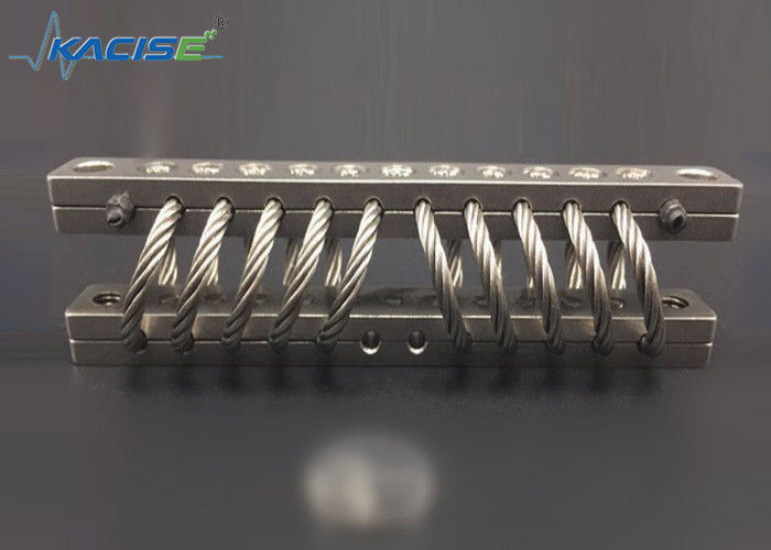 Industrial Wire Rope Isolators Damping / plywood surface / 304 stainless steel and aluminum alloy 6061-T6 material